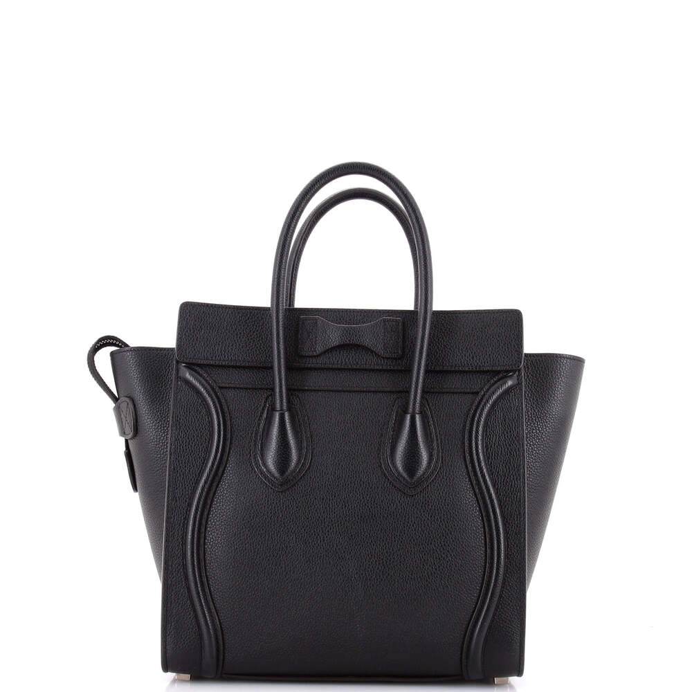 Celine Luggage Bag Grainy Leather Micro #245021C16B - Picture 3 of 7